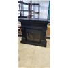 Image 1 : LARGE FIREPLACE MANTLE WITH ELECTRIC FIREPLACE, WORKING