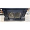 Image 2 : LARGE FIREPLACE MANTLE WITH ELECTRIC FIREPLACE, WORKING