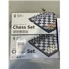 Image 2 : NEW YELLOW MOUNTAIN LARGE TRAVEL MAGNETIC CHESS & CHECKERS SET AND 2 NEW YELLOW MOUNTAIN TRAVEL MAGN