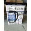 Image 2 : HAMILTON BEACH 1.7L ELECTRIC GLASS KETTLE - TESTED WORKING
