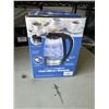 Image 3 : HAMILTON BEACH 1.7L ELECTRIC GLASS KETTLE - TESTED WORKING