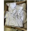 Image 1 : BOX OF NEW WHITE UTOPIA KITCHEN SPANDEX MARKET TABLE COVERS