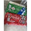 Image 1 : 2 FLATS OF SODA, A FEW CANS MAY BE MISSING - GINGER ALE AND COCA-COLA