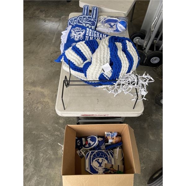 ASSORTED BYU TIGERS SPORTING MEMORABILIA