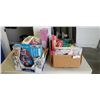 Image 1 : 2 BOXES OF KIDS TOYS, LOTS OF NEW ITEMS