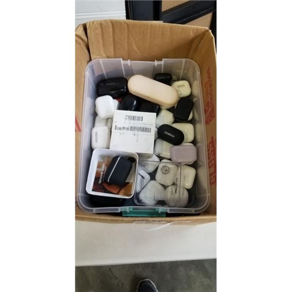ASSORTED PARTS IPHONES AND BLUETOOTH HEADSETS, FOR PARTS AND REPAIR