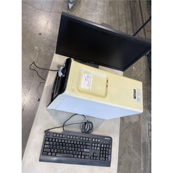 DELL COMPUTER W/ MONITOR, KEYBOARD, AND MOUSE