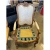 Image 4 : SET OF 4 WIILLIAM SWITZER VENETIAN LOUIS XV HIGHBACK DINING ARMCHAIRS, REQUIRE REUPHOLSTERY WORK , R