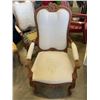 Image 5 : SET OF 4 WIILLIAM SWITZER VENETIAN LOUIS XV HIGHBACK DINING ARMCHAIRS, REQUIRE REUPHOLSTERY WORK , R
