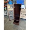 Image 2 : MAHOGANY FINISH SINGLE DOOR CABINET