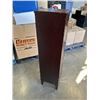 Image 4 : MAHOGANY FINISH SINGLE DOOR CABINET