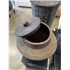 Image 3 : LARGE HAMPER AND WICKER BASKET