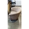 Image 2 : BROWN MICROFIBRE PARLOUR CHAIR