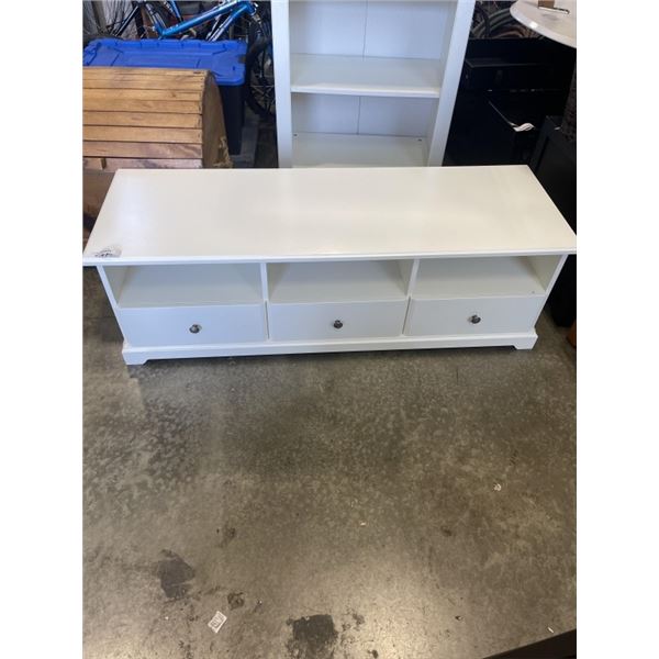 3 DRAWER MEDIA DISPLAY CABINET