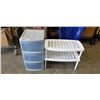 Image 1 : PLASTIC ORGANIZER, AND SHOE SHELF