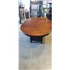 Image 4 : ROUND DINING TABLE WITH EXTENSION AND CHAIR