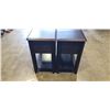 Image 4 : 2 OPEN SIDE TABLES WITH DRAWER
