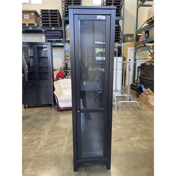 IKEA HEMNES 6FT GLASS DOOR DISPLAY CABINET