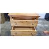 Image 2 : PINE 4 DRAWER HIGHBOY DRESSER