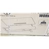 Image 2 : NEW WHITE TECH ORBITS SIT TO STAND WORKSTATION, GAS SPRINGS, HOLDS UP TO 33LBS