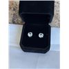 Image 1 : NEW PLATINUM PLATED EACH 2.0CT EACH SIMULATED DIAMOND (CZ) STUD EARRINGS