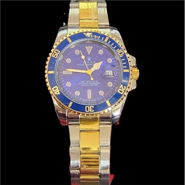ROLEX GMT-MASTER II, UNAUTHENTIC - BLUE DIAL, BLUE BEZEL