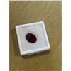 Image 1 : NEW 11.7CT NATURAL RUBY, UNTREATED OVAL CUT