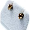 Image 2 : STERLING SILVER NATURAL CITRINE PEAR SHAPE EARRINGS, RETAIL $350.00. CITRINE IS THE BIRTHSTONE FOR N