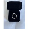 Image 4 : NEW PLATINUM PLATED 0.8CT SIMULATED DIAMOND (CZ) SOLITAIRE RING, RESIZEABLE