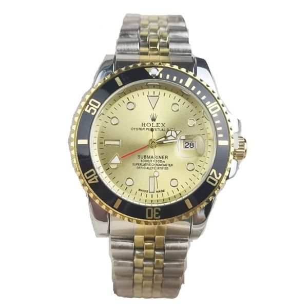 ROLEX SUBMARINER, UNAUTHENTIC - GOLD DIAL, BLACK BEZEL