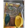 Image 1 : JUG AND BOWL SET AND BAKING DISHES