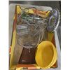 Image 3 : JUG AND BOWL SET AND BAKING DISHES