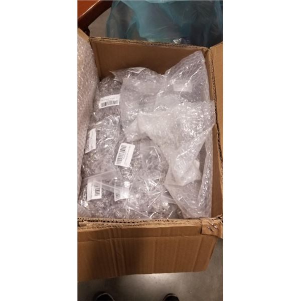 BOX OF NEW IMITATION HANGING CRYSTALS