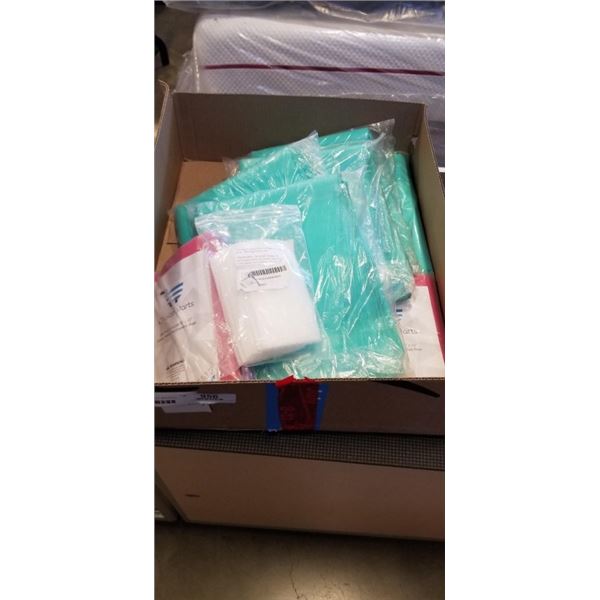5 NEW PACKS UCGOU POLY MAILERS (24 X 19") AND 2 NEW PACKS CHOICE MARTS PINK & PURPLE MERCHADISE BAGS