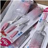 Image 3 : 24 NEW BABY BOTTLE AND NIPPLE CLEANING BRUSH SETS