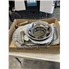 Image 1 : LOT OF VARIOUS COLLECTION OF HEAVY METAL KITCHEN WARE, TRAYS, AND DECOR GOODS