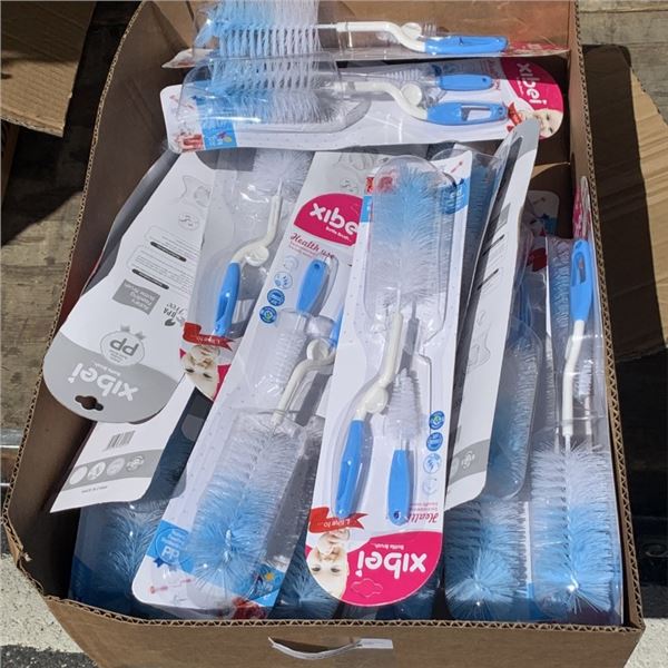 24 NEW BABY BOTTLE AND NIPPLE CLEANING BRUSH SETS
