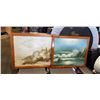 Image 1 : TWO PAINTINGS. ONE TITLED "PADRA ISLAND 1976"