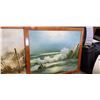 Image 2 : TWO PAINTINGS. ONE TITLED "PADRA ISLAND 1976"