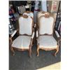 Image 1 : SET OF 4 WIILLIAM SWITZER VENETIAN LOUIS XV HIGHBACK DINING ARMCHAIRSONE IS SIDE CHAIR, REQUIRE REUP
