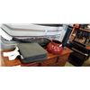 Image 1 : WOODEN POT, CHAIR CUSHIONS, AND HEATER