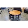 Image 1 : ROUND DINETTE TABLE AND 2 CHAIRS