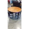 Image 2 : ROUND DINETTE TABLE AND 2 CHAIRS