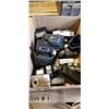 Image 1 : BOX OF VINTAGE FILM CAMERAS, SOME DIGITAL