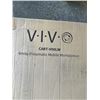 Image 2 : VIVO WHITE PNEUMATIC MOBILE WORK STATION