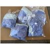 Image 1 : 5 NEW STITCH FLEECE HOODED ONESIES SIZE ADULT SMALL
