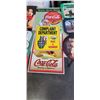 Image 3 : 6 VINTAGE COCA COLA META SIGNS, 1 OTHER METAL SIGN, 3 METAL SIGNS