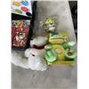 Image 2 : LOT OF KIDS TOYS : GEARS PUZZLES, NIGHT LIGHT BEAR, AND SOFT BEAR, STAR TREK YODA