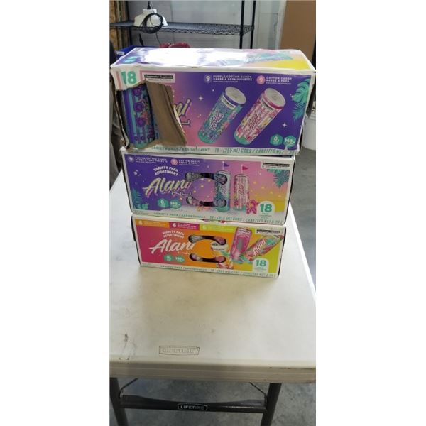 3 CASES OF ALANI ENGERY DRINKS