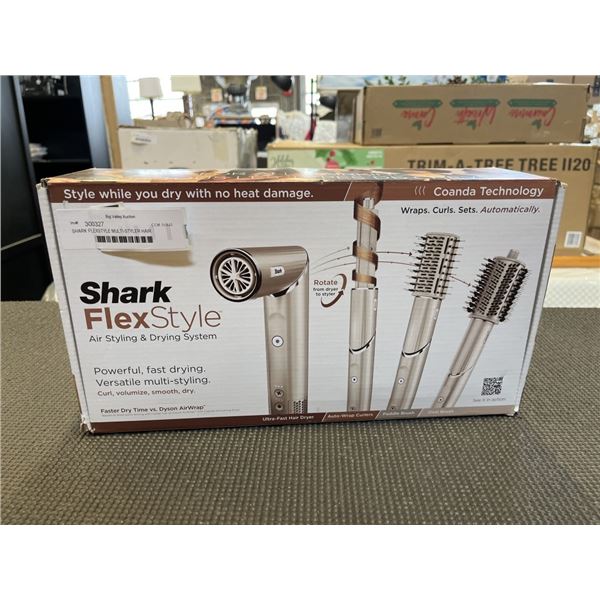 SHARK FLEXSTYLE MULTI-STYLER HAIR STRAIGHTENER - TESTED WORKING, RETAIL $349